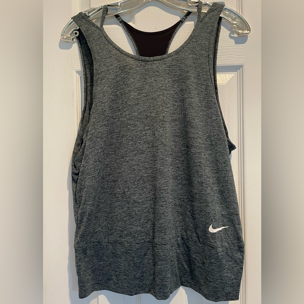 Womans NIKE DRY FIT Active wear Tank top Size Large